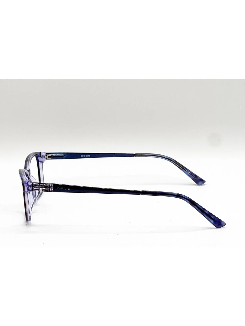 Bebe BB5084 518 Plum Tortoise Rectangle Authentic Eyeglass Frames 52-15